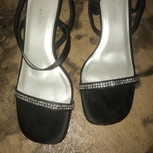 Karen Scott Sparkly Satin Heels, low